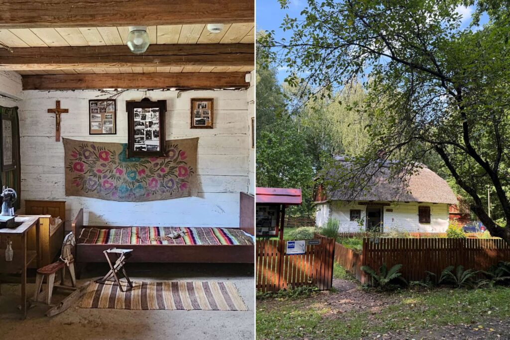 Chata Kampinoska w Granicy – Zagroda Pałcia zarządzana przez Stowarzyszenie Towarzystwo Kampinoskie