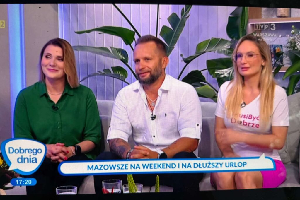 Przewodnik Kampinoskich Przygód przed studiem TVP3.