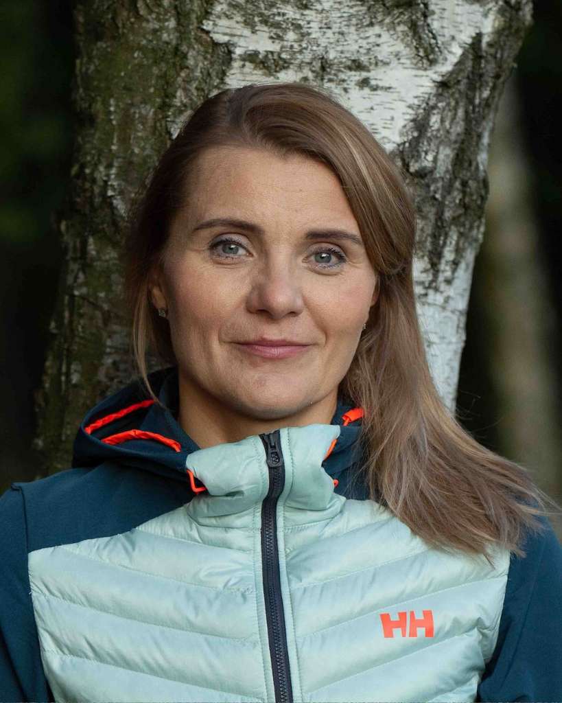 Kampinoski Przewodnik Magda Włoszycka podczas wycieczki w Kampinosie